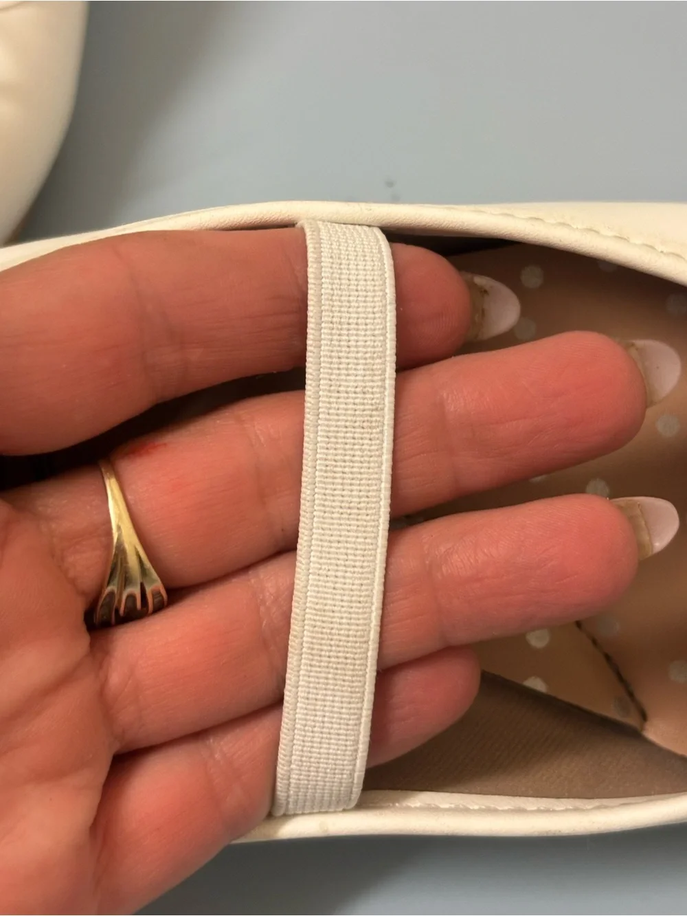 wonder nation White Mary Jane Ballet Flat with Bow